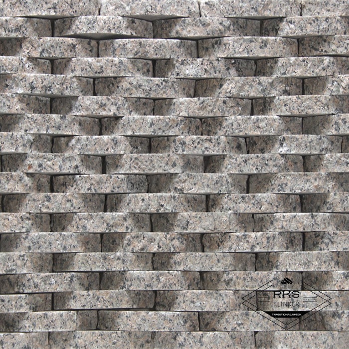 Фасадный камень Плетёнка — Гранит Межиричский в Белгороде